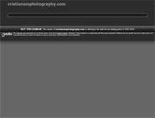 Tablet Screenshot of cristianamphotography.com